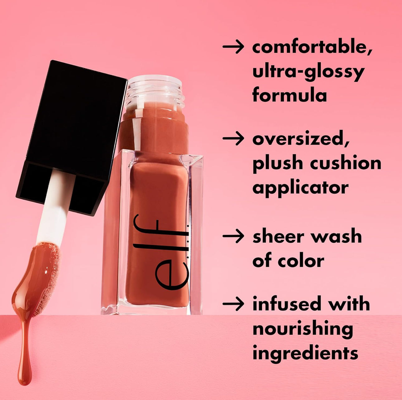 Glow Reviver Lip Oil - Nourishing Tinted Lip Oil For A High-shine Finish - Infused With Jojoba Oil - Vegan & Cruelty-free