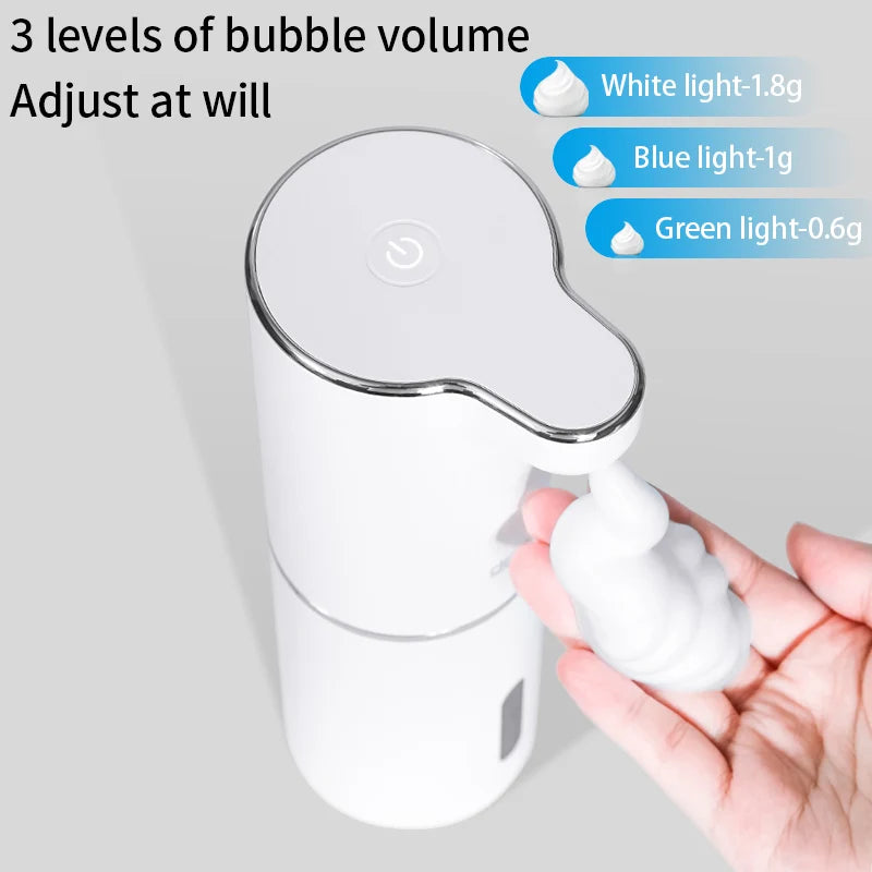 Automatic Foam Soap Dispensers For Bathroom - Smart Machine With USB Charging