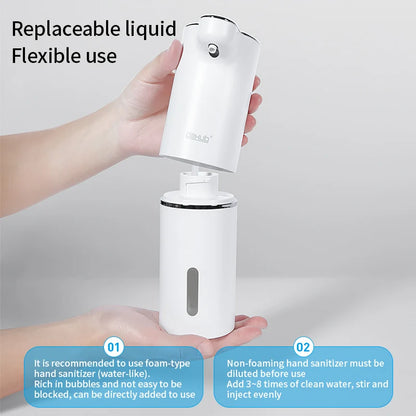 Automatic Foam Soap Dispensers For Bathroom - Smart Machine With USB Charging