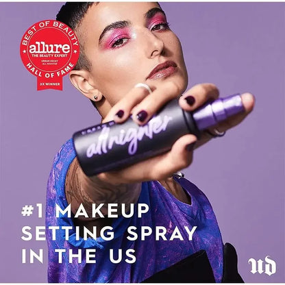 Urban Decay Setting Spray Makeup Fast-Forming Film Moisturizing Matte Non-Sticky Spray Anti-Sweat Anti-Smudge 118ml