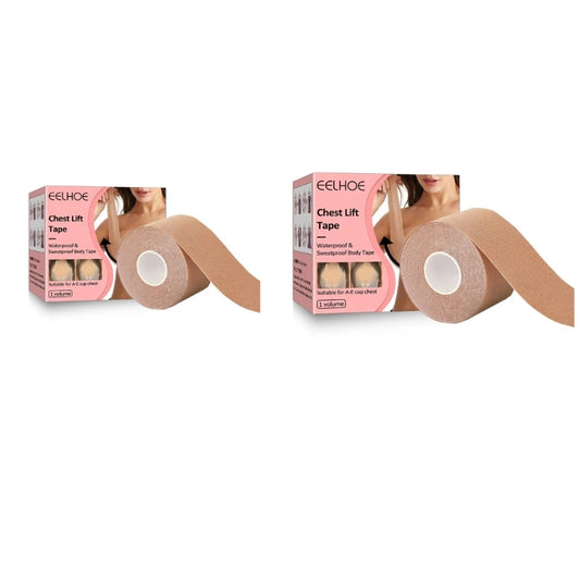 Ultra-Thin Waterproof Sweatproof Boob Tape Breathable Breast Support Tape Sticker Adhesive Chest Lift Push Up Body Tape