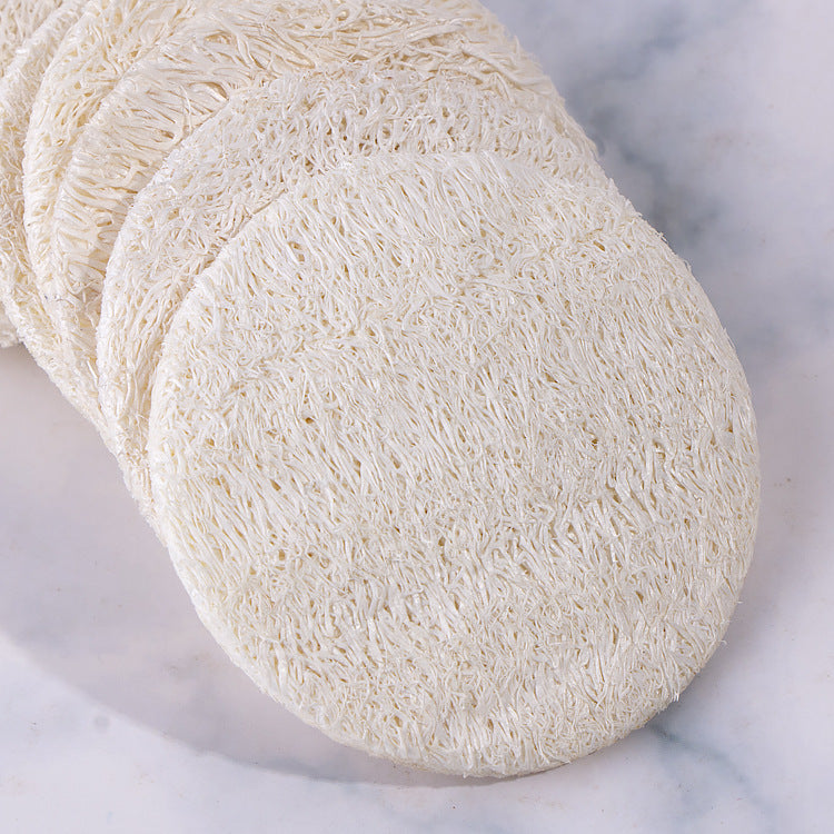 Reusable Exfoliating Loofah Round Makeup Skin Care Remover Sponge Pads