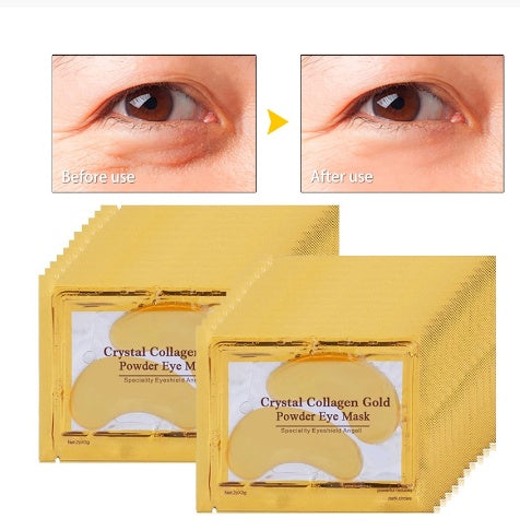 Gold Crystal Collagen Patches For Eye Anti-Aging Acne Eye Mask Korean Skin Care Cosmetics